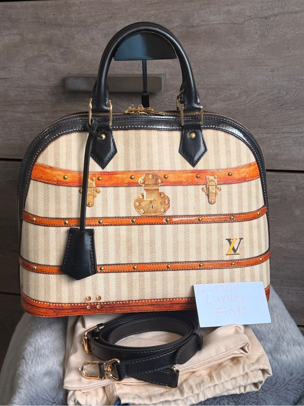 🖤Rare! Louis Vuitton Limited Edition Time Trunk Alma PM Crossbody Bag🖤